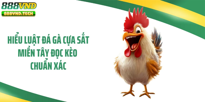 Hiểu luật đá gà cựa sắt miền Tây đọc kèo chuẩn xác