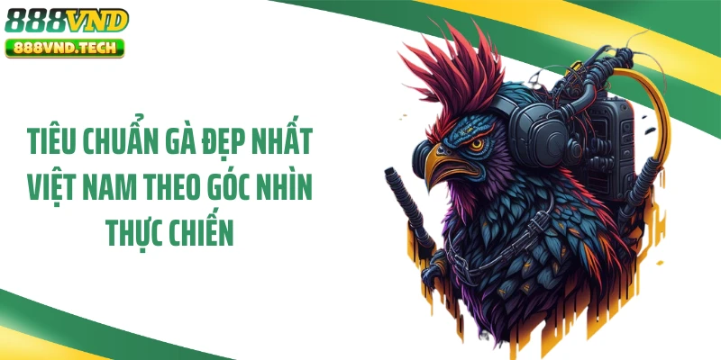 Tiêu chuẩn gà đẹp nhất Việt Nam theo góc nhìn thực chiến